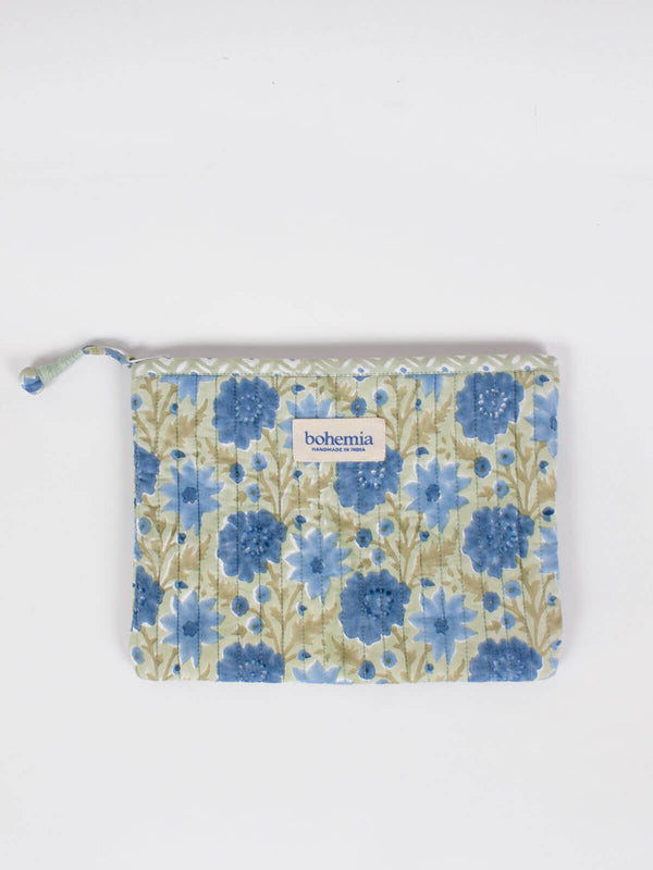 bohemia design Floribunda Zip Pouch Sage