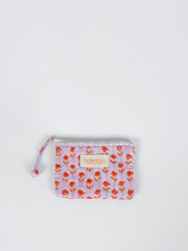 bohemia design Garland Coin Purse Lilac