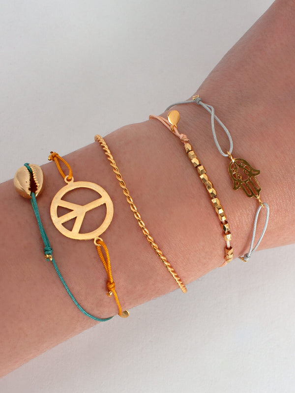 Bohemia Design Gold Nugget Bracelets