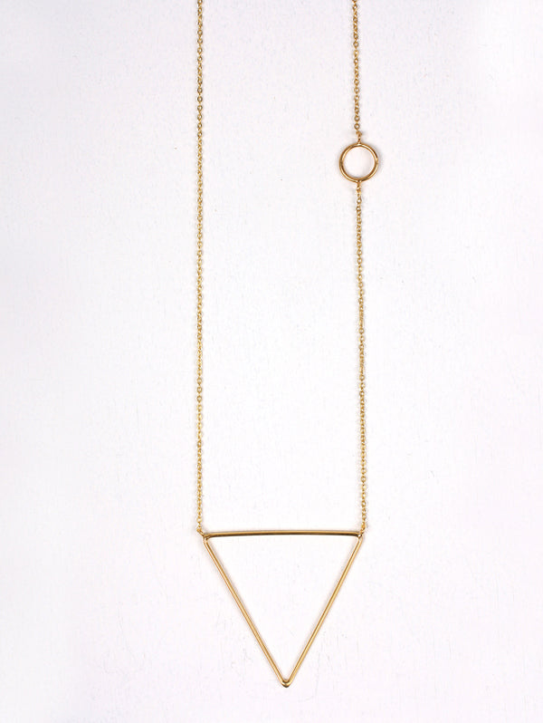 Bohemia Design Gold Pyramid Necklaces