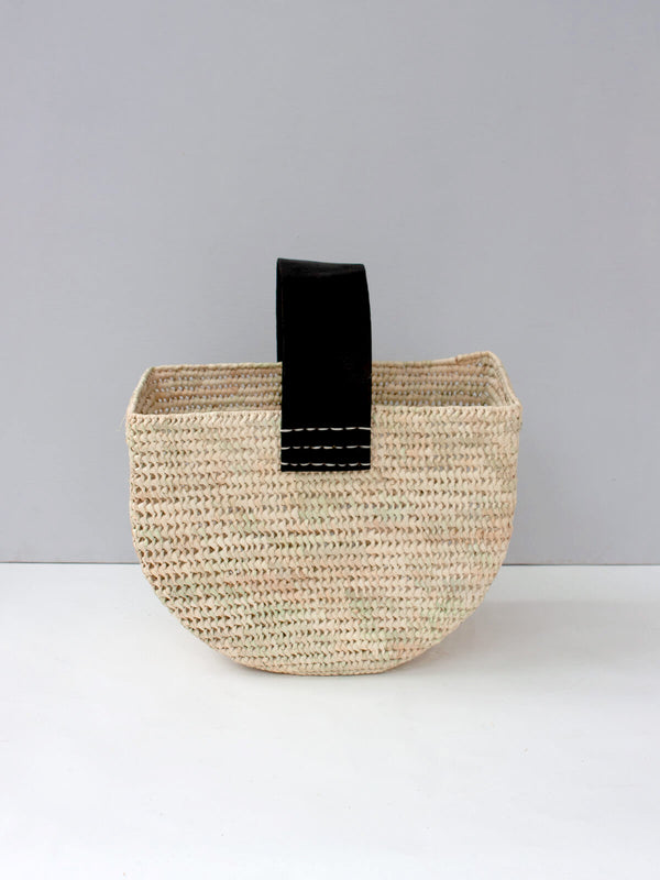 Bohemia Design Half Moon Forage Basket Black