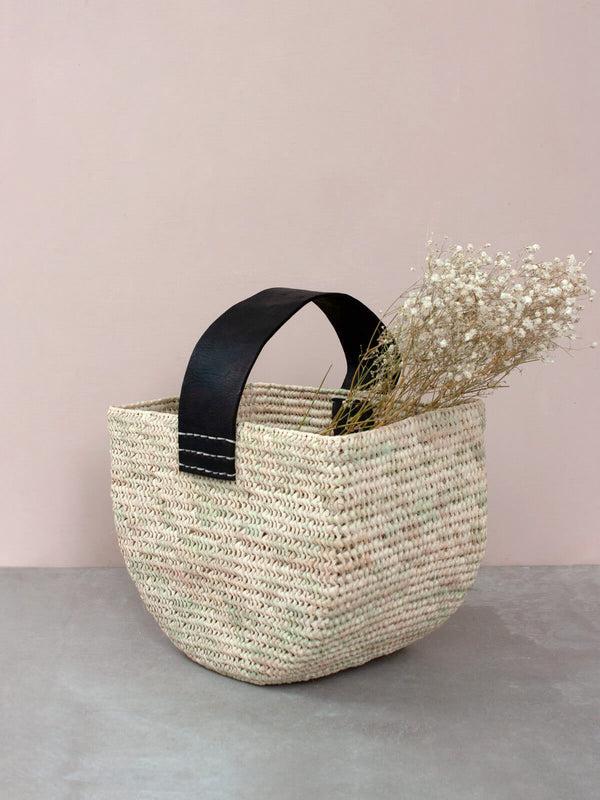 bohemia design Half Moon Forage Basket Black
