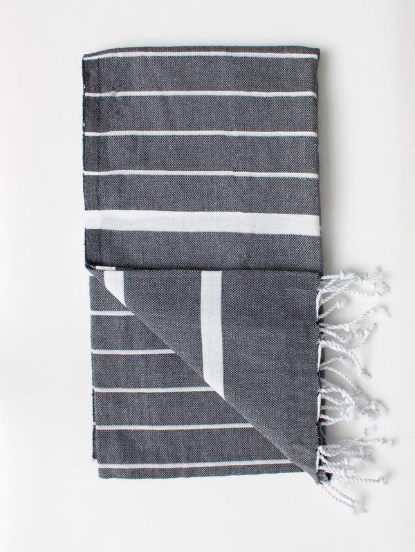 Bohemia Design Ibiza Summer Hammam Towel Charcoal