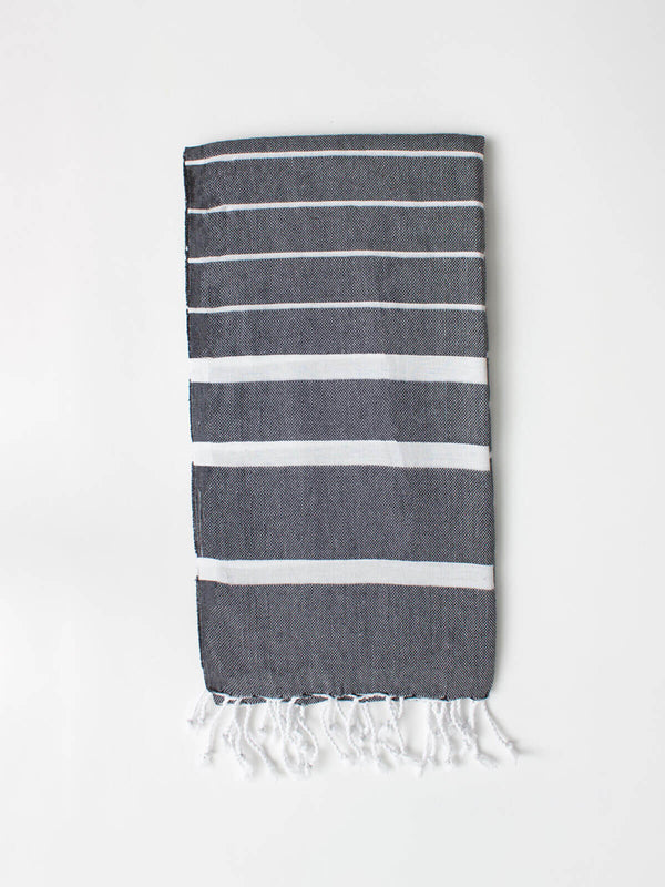 bohemia design Ibiza Summer Hammam Towel Charcoal