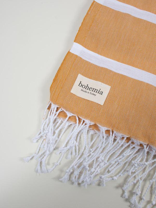 Bohemia Design Ibiza Summer Hammam Towel Mustard