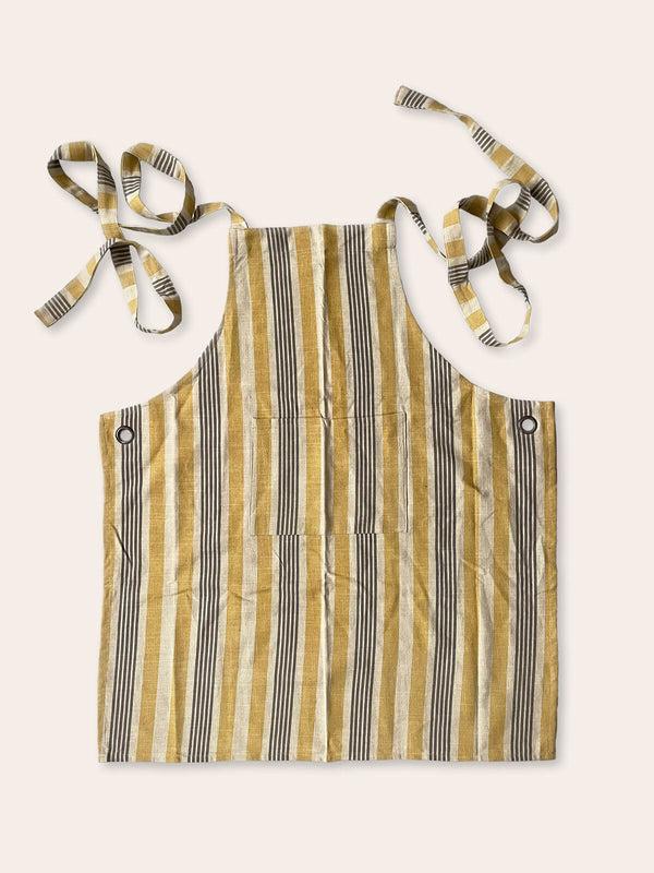 bohemia design Jaipur Stripe Apron India Yellow