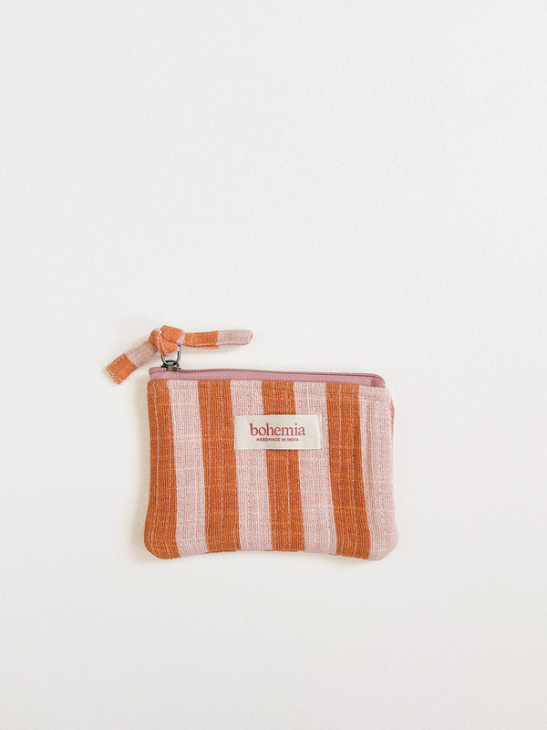 Bohemia Design Jaipur Stripe Coin Purse Pink City
