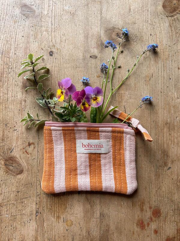 bohemia design Jaipur Stripe Coin Purse Pink City