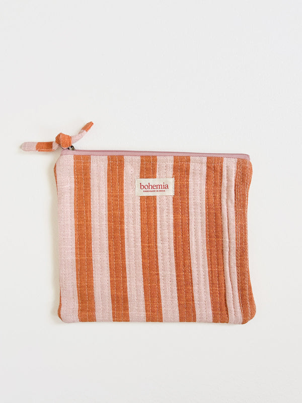Bohemia Design Jaipur Stripe Large Pouch Pink City