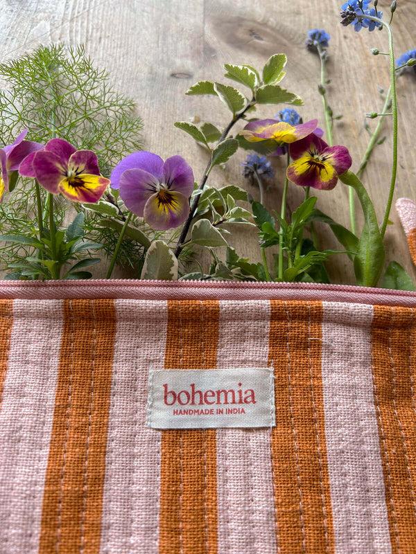 Bohemia Design Jaipur Stripe Large Pouch Pink City