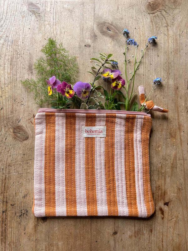 bohemia design Jaipur Stripe Large Pouch Pink City