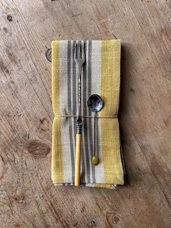 bohemia design Jaipur Stripe Napkin India Yellow
