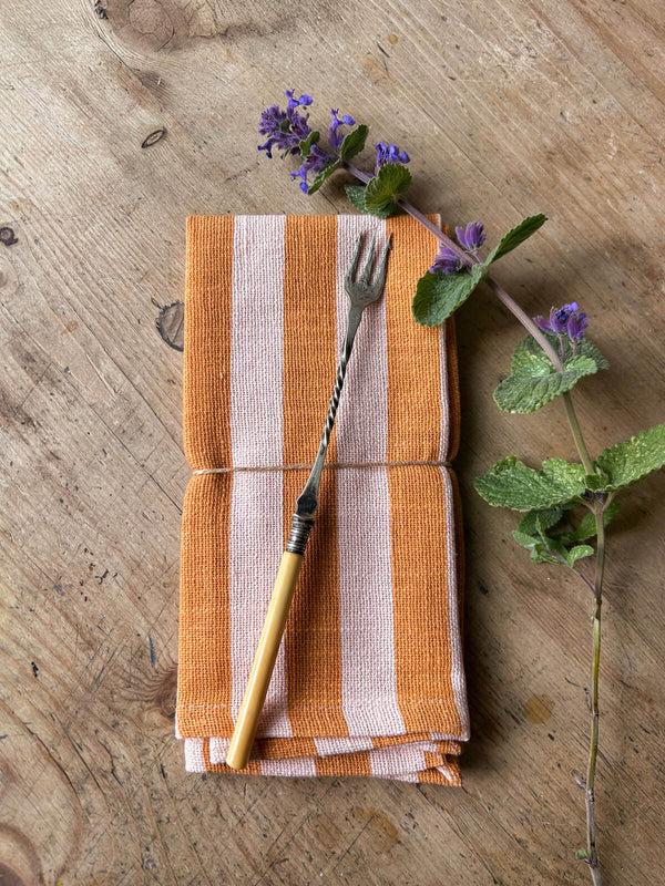 bohemia design Jaipur Stripe Napkin Pink City