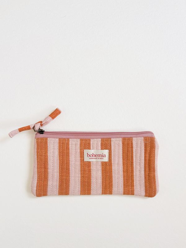 Bohemia Design Jaipur Stripe Pencil Case Pink City