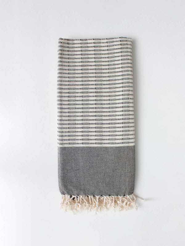 bohemia design Miami Hammam Towel Charcoal