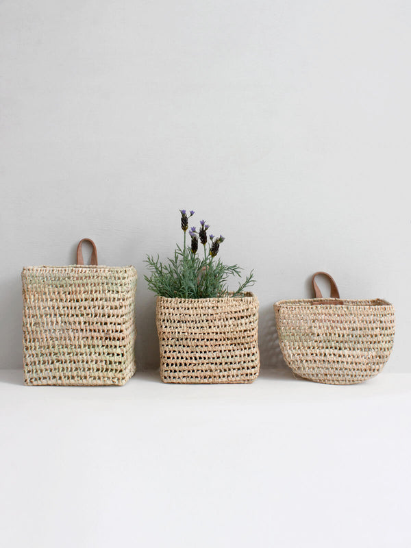 bohemia design Mini Wall Baskets Set of 3