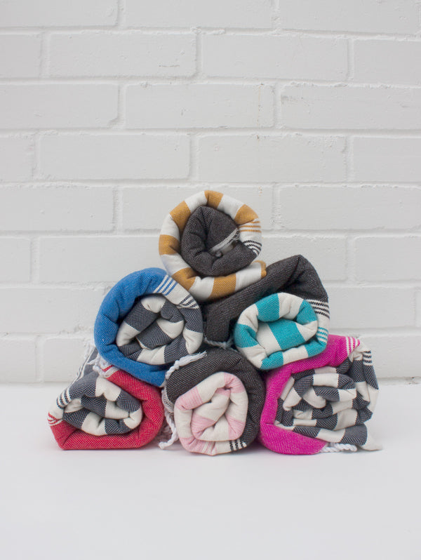 Bohemia Design Moroccan Fouta Hammam Towel Aqua