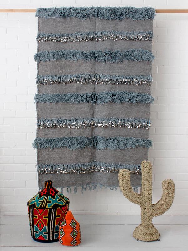 Bohemia Design Moroccan Handira Blanket No. 132