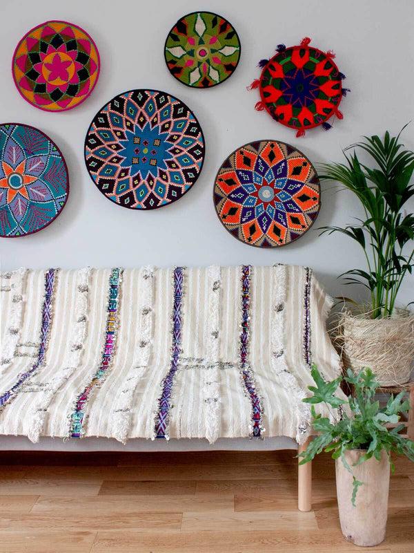 Bohemia Design Moroccan Wool Plate No.142