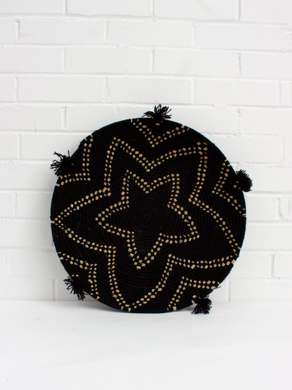 Bohemia Design Moroccan Wool Plates Black