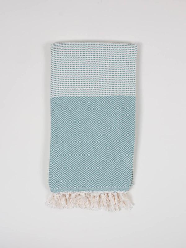 bohemia design Nordic Dot Hammam Towel Grey Green