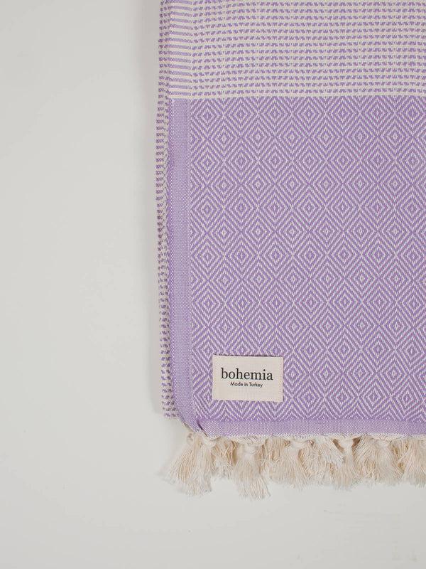 Bohemia Design Nordic Dot Hammam Towel Lilac