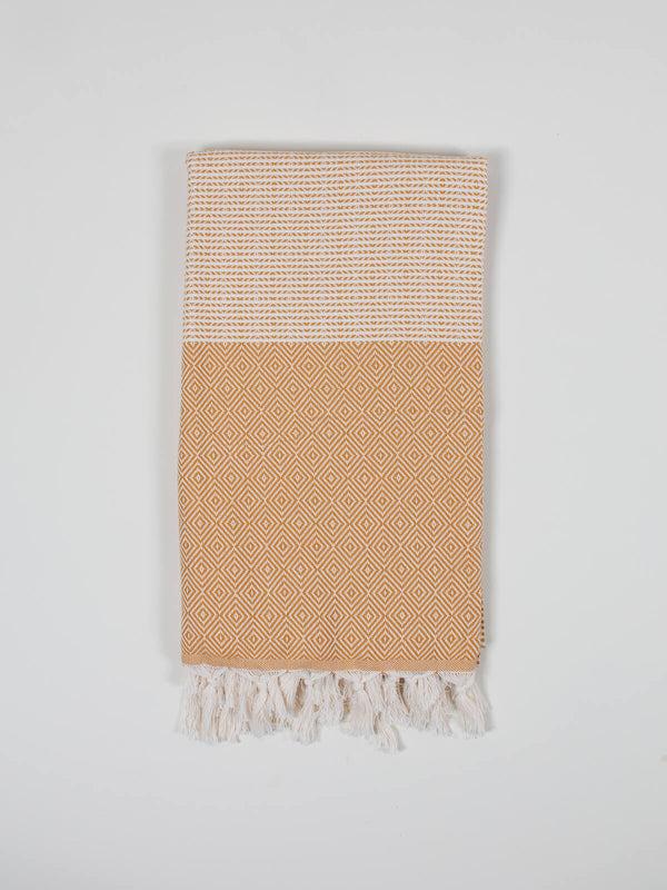 bohemia design Nordic Dot Hammam Towel Mustard