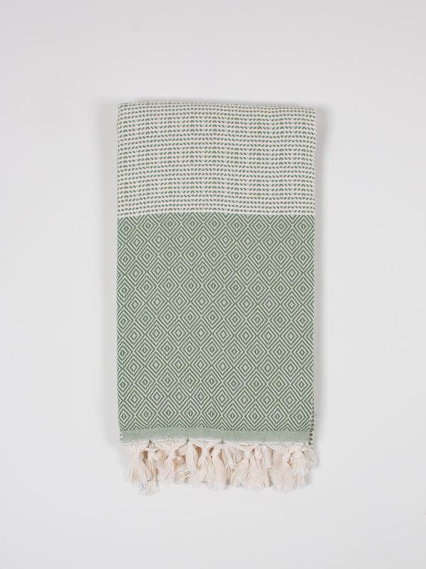 bohemia design Nordic Dot Hammam Towel Olive