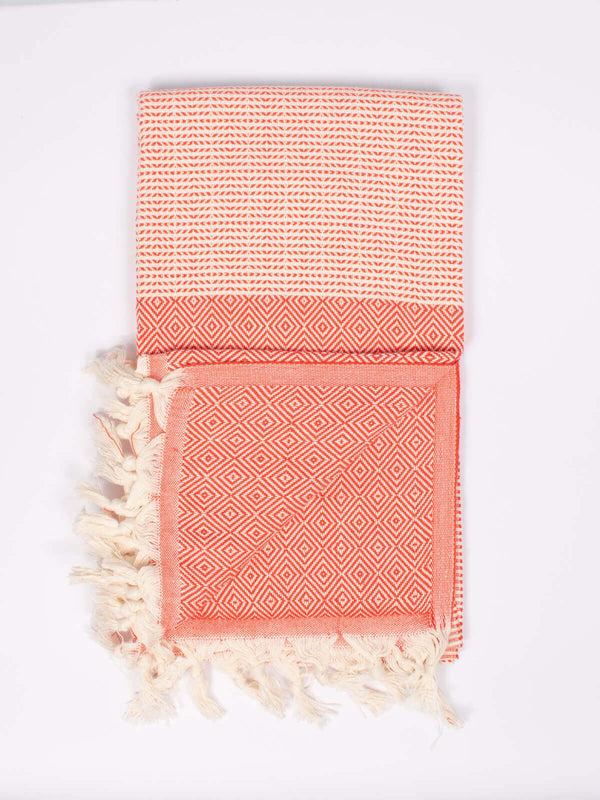 Bohemia Design Nordic Dot Hammam Towel Orange