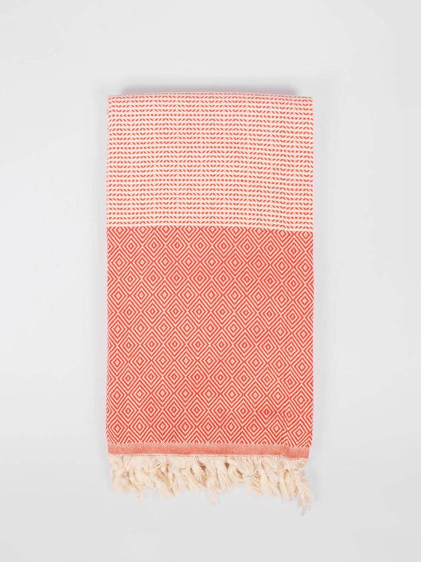 bohemia design Nordic Dot Hammam Towel Orange
