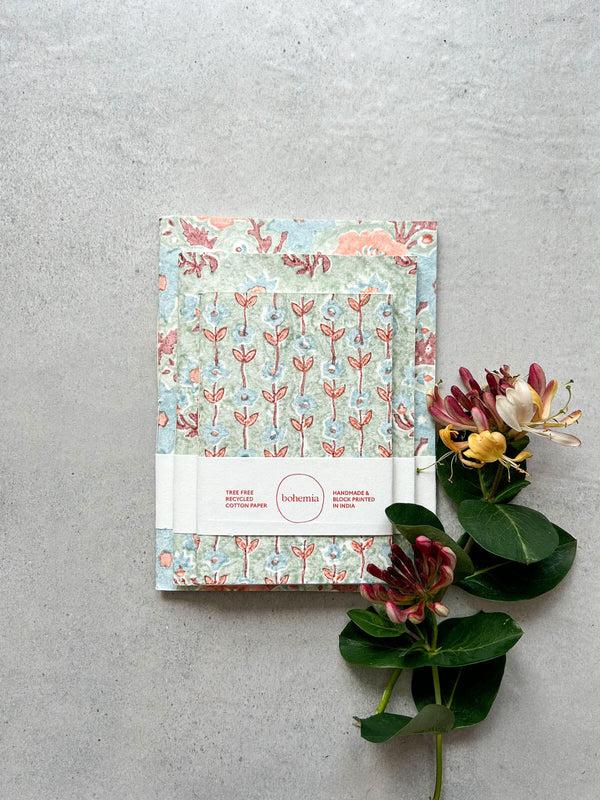 bohemia design Notebook Set of 3 Duck Egg