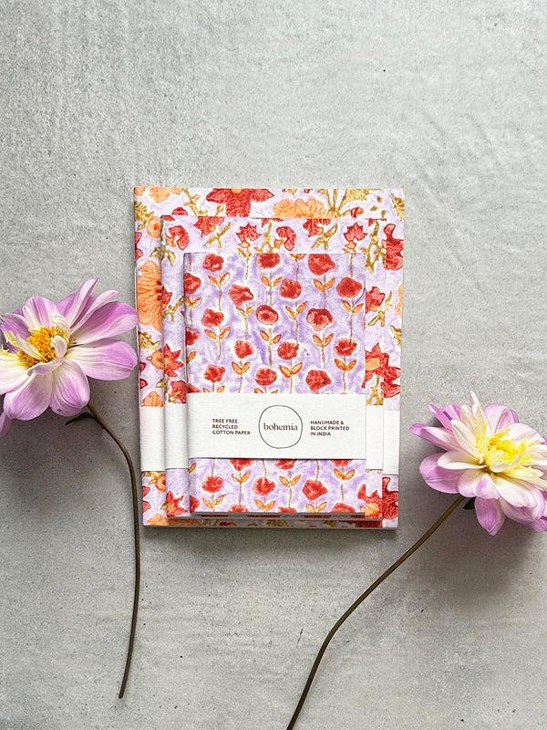bohemia design Notebook Set of 3 Lilac