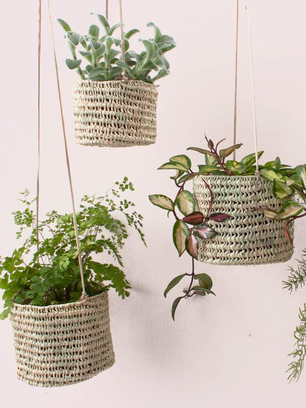 Bohemia Design Open Weave Hanging Baskets
