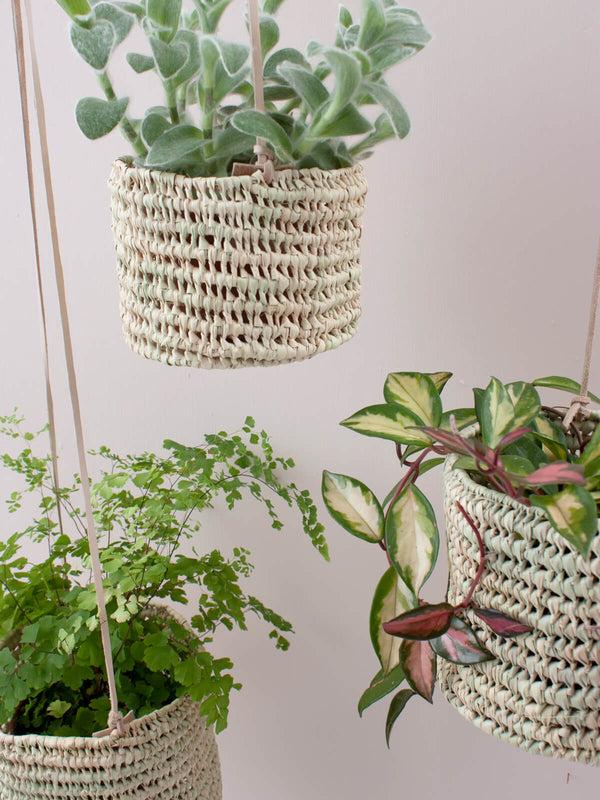 Bohemia Design Open Weave Hanging Baskets