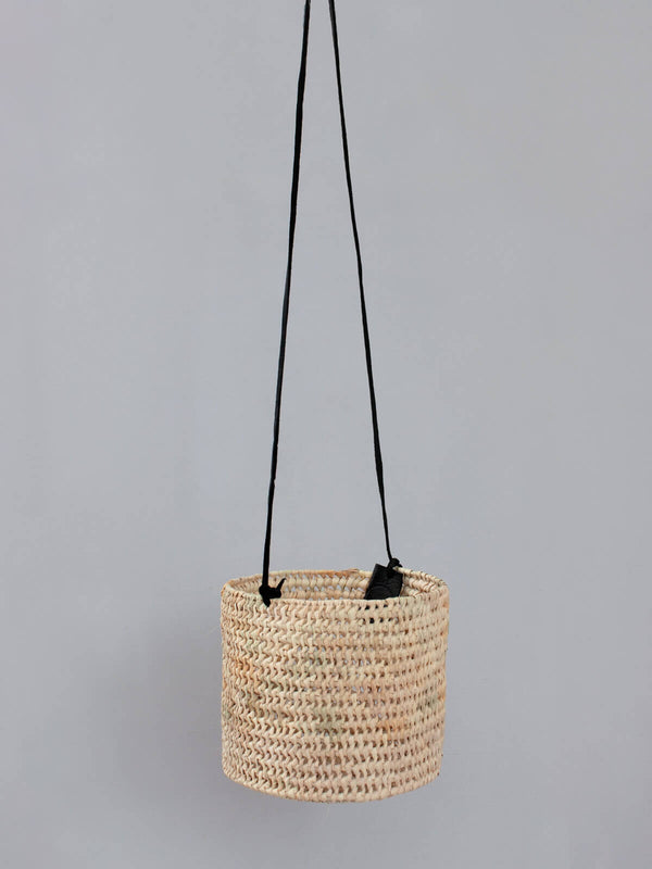 Bohemia Design Open Weave Hanging Baskets Black