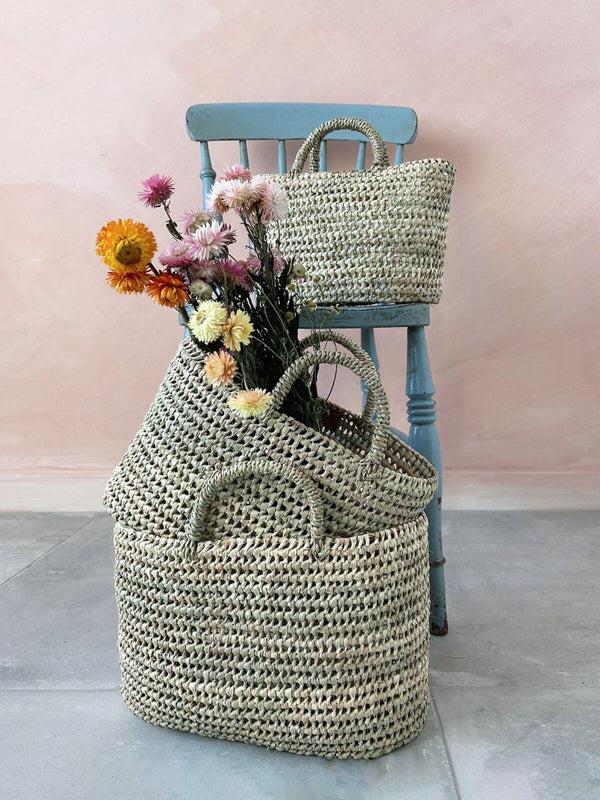 Bohemia Design Oval Open Weave Nesting Baskets