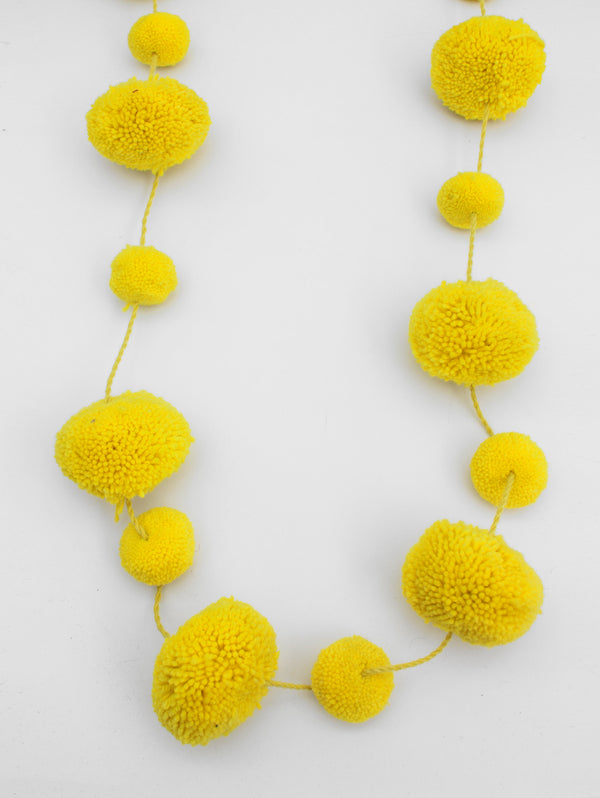 Bohemia Design Pom Pom Garland Acid Yellow