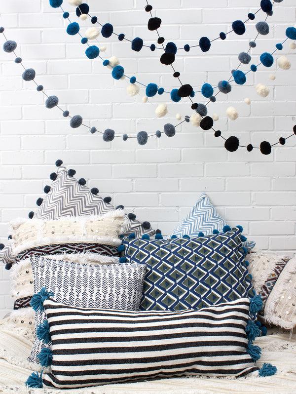 Bohemia Design Pom Pom Garland Indigo