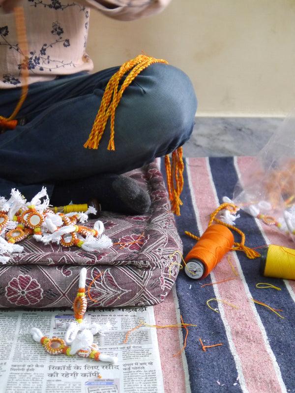 Bohemia Design Pom Pom Garland Indigo