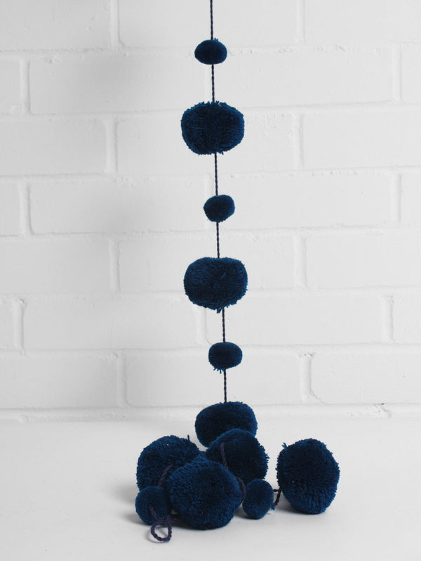 bohemia design Pom Pom Garland Indigo