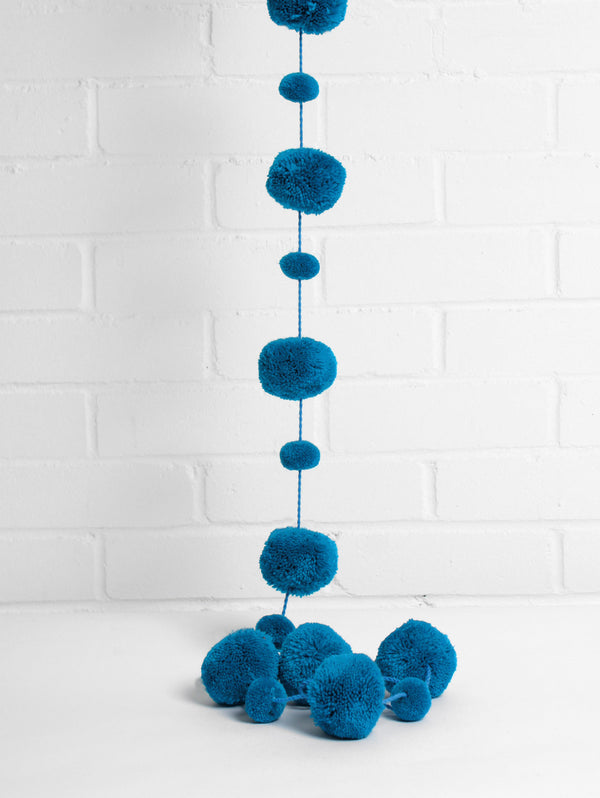 bohemia design Pom Pom Garland Teal