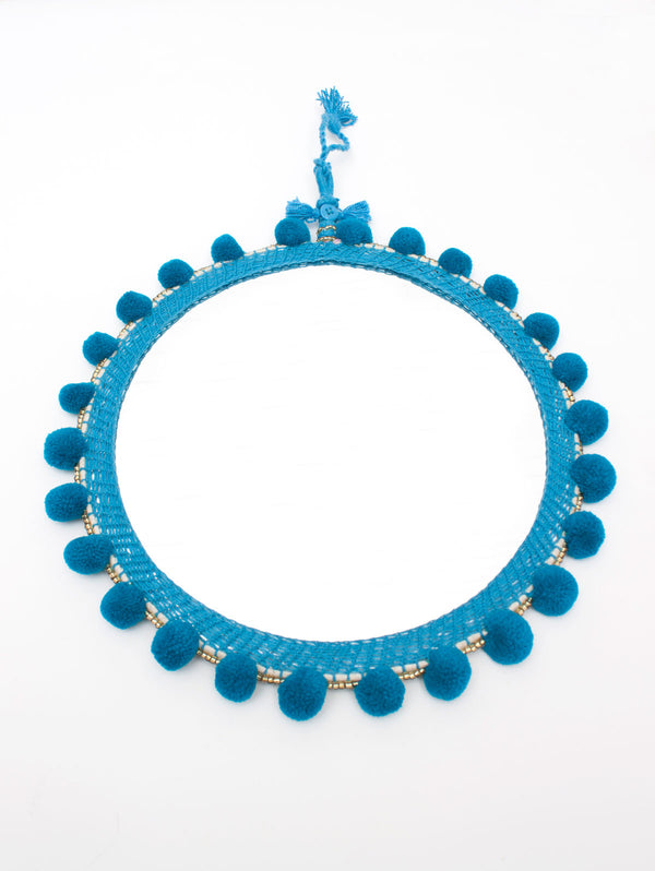 Bohemia Design Pom Pom Mirrors Teal