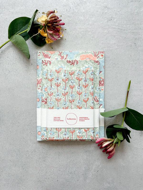 Bohemia Design Posie Notebook Duck Egg