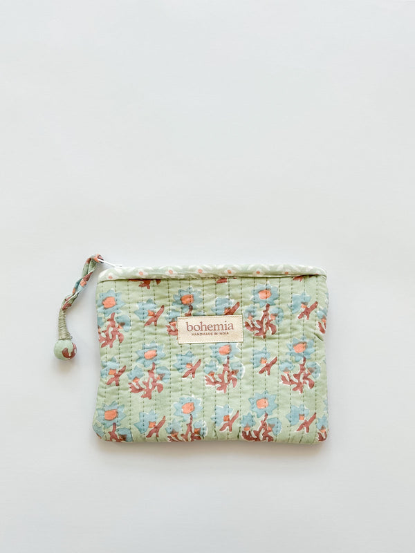 bohemia design Posie Zip Pouch Duck Egg