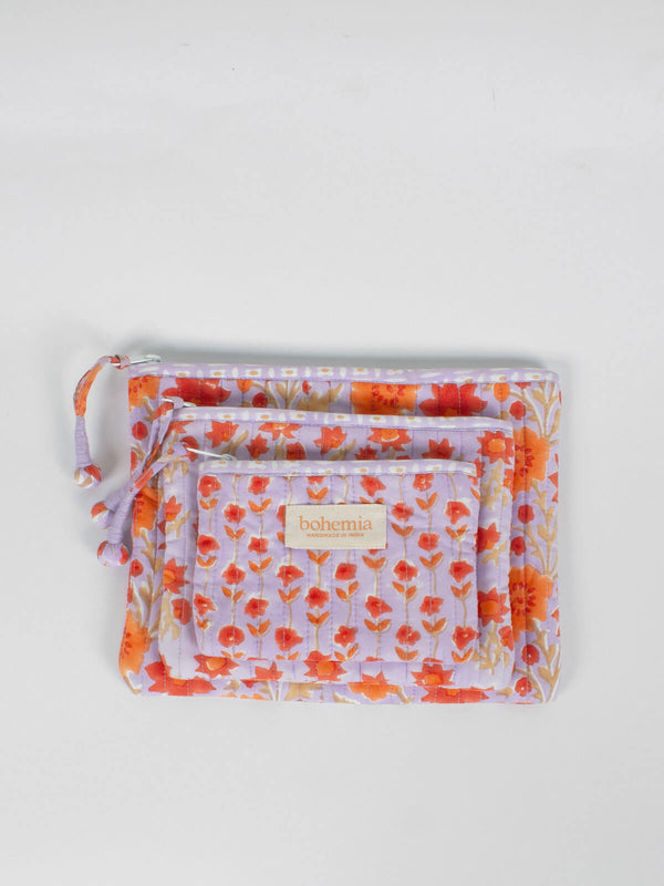 Bohemia Design Posie Zip Pouch Lilac
