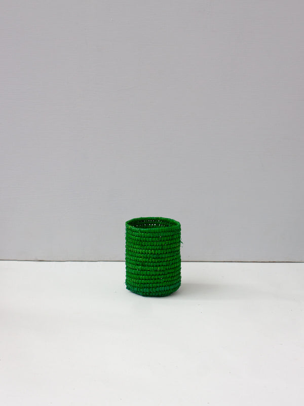 Bohemia Design Raffia Storage Pots Green