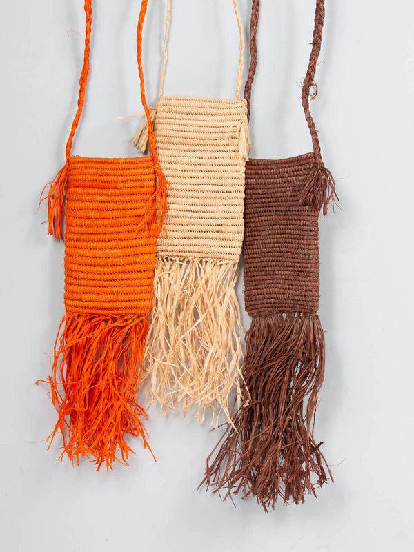 Bohemia Design Raffia Tassel Bag Medium (Sample)