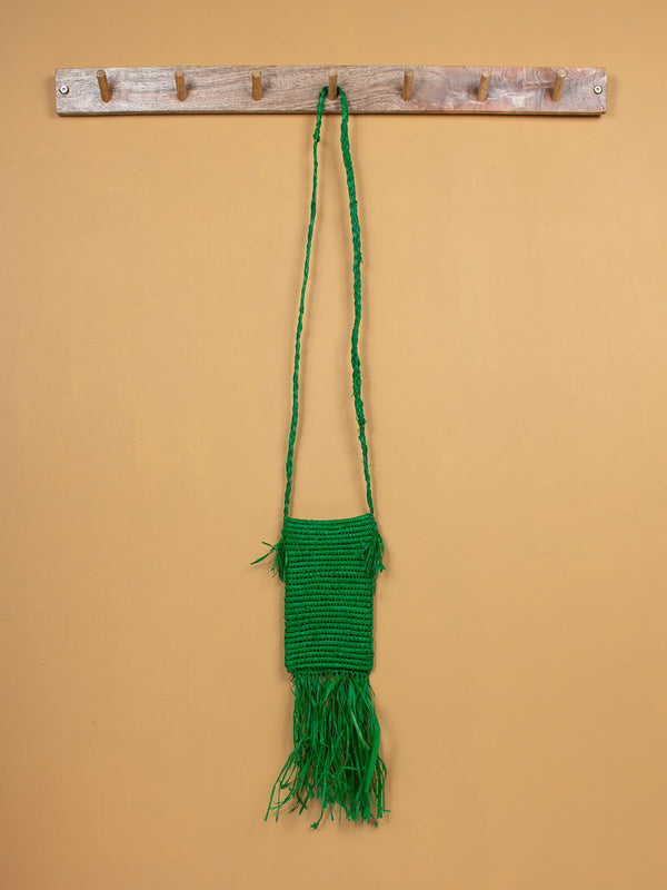 Bohemia Design Raffia Tassel Bag Small (Sample)