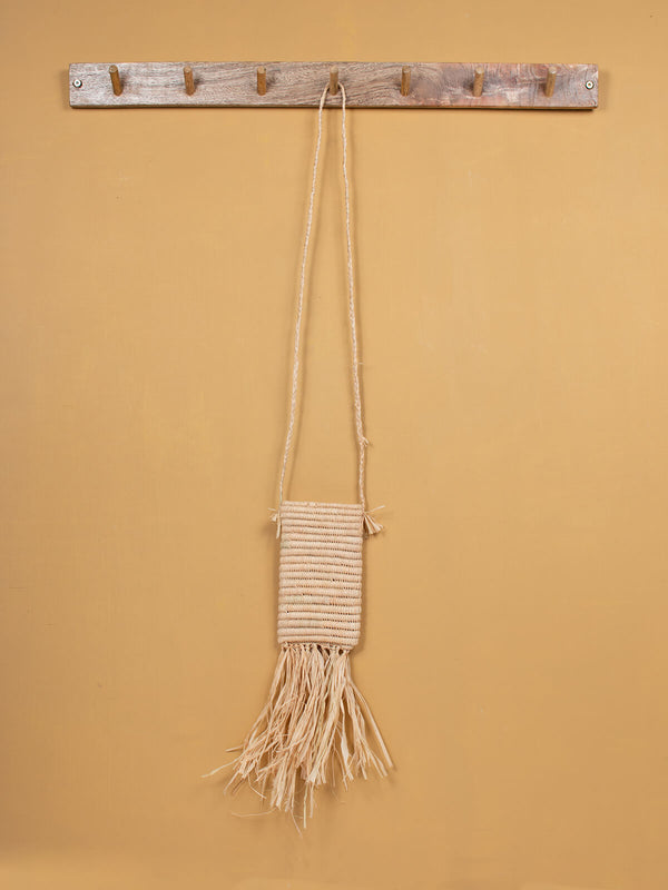 Bohemia Design Raffia Tassel Bag Small (Sample)