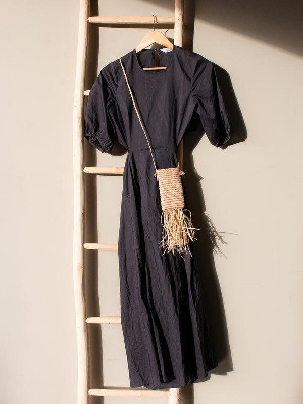 Bohemia Design Raffia Tassel Bag Small (Sample)